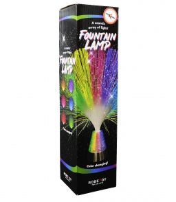 LAMPE EN ARC EN CIEL EN FIBRE OPTIQUE
