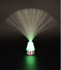 LAMPE EN ARC EN CIEL EN FIBRE OPTIQUE