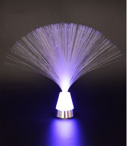 LAMPE EN ARC EN CIEL EN FIBRE OPTIQUE