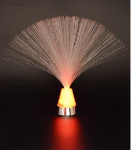 LAMPE EN ARC EN CIEL EN FIBRE OPTIQUE
