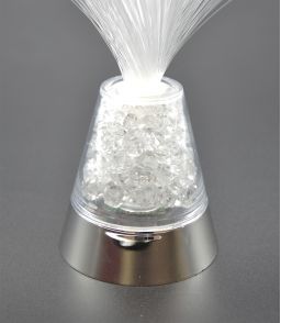 LAMPE EN ARC EN CIEL EN FIBRE OPTIQUE