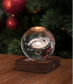 VEILLEUSE GLOBE DE CRISTAL GALAXIE