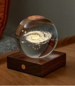 VEILLEUSE GLOBE DE CRISTAL GALAXIE