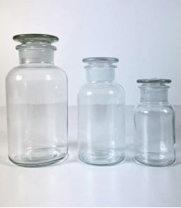 FLACON VERRE ORDINAIRE COL DROIT