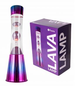 LAMPE A LAVE IRISEE METALLIQUE VIOLETTE