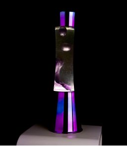 LAMPE A LAVE IRISEE METALLIQUE VIOLETTE