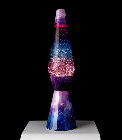 LAMPE A PAILLETTES GALAXIE