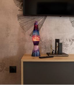 LAMPE A PAILLETTES GALAXIE