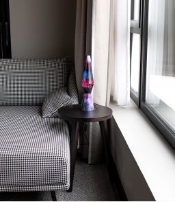 LAMPE A PAILLETTES GALAXIE