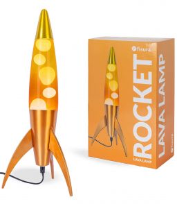LAMPE A LAVE FUSEE - ORANGE
