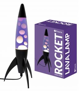 LAMPE A LAVE FUSEE - VIOLETTE