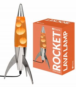 LAMPE A LAVE FUSEE ORANGE