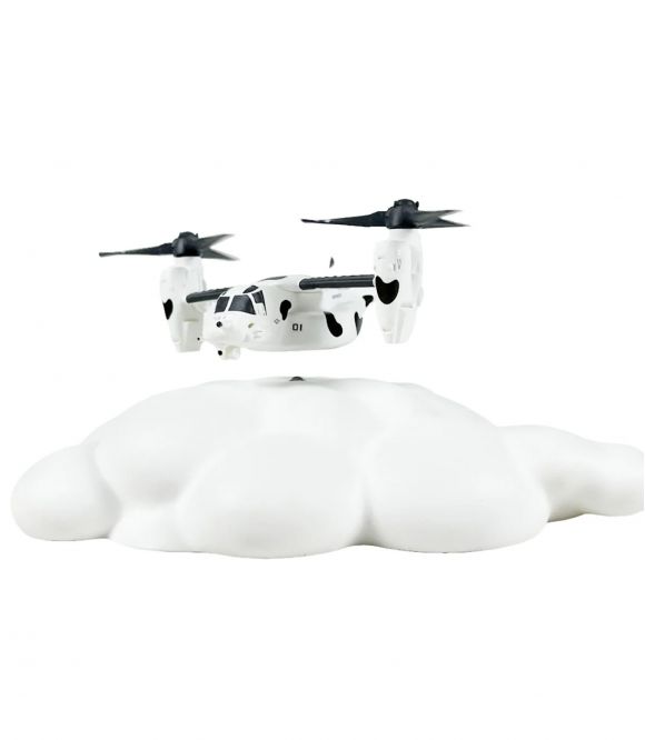 BOEING-BELL V22 OSPRAY EN LEVITATION SUR NUAGE
