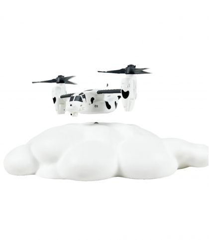 BOEING-BELL V22 OSPRAY EN LEVITATION SUR NUAGE