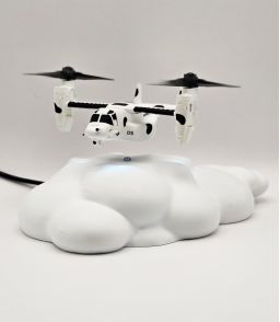 BOEING-BELL V22 OSPRAY EN LEVITATION SUR NUAGE
