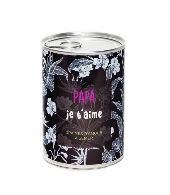 BOITE MAUVAISES GRAINES "PAPA JE T'AIME"