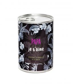 BOITE MAUVAISES GRAINES "PAPA JE T'AIME"