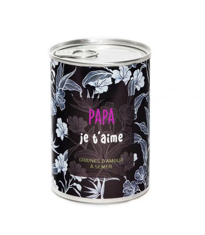 BOITE MAUVAISES GRAINES "PAPA JE T'AIME"