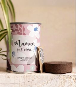 BOITE MAUVAISES GRAINES "MAMAN JE T'AIME"