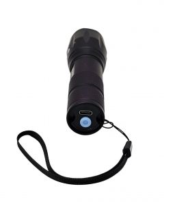 LAMPE TORCHE LED UV/BLANCHE 3W