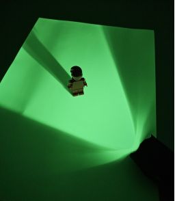 LAMPE TORCHE LED UV/BLANCHE 3W