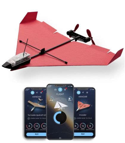 AVION EN PAPIER TELECOMMANDE POWERUP 4.0