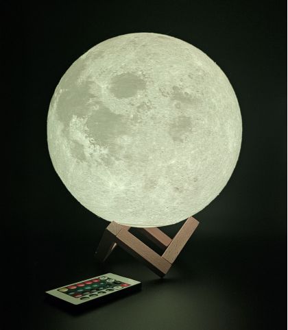 LAMPE LUNE GEANTE 16 COULEURS