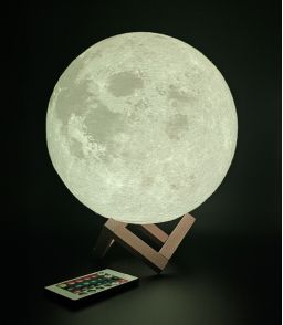 LAMPE LUNE GEANTE 16 COULEURS