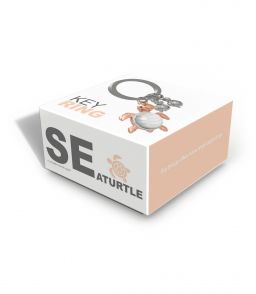 PORTE-CLES METALMORPHOSE - TORTUE ET SES PETITS