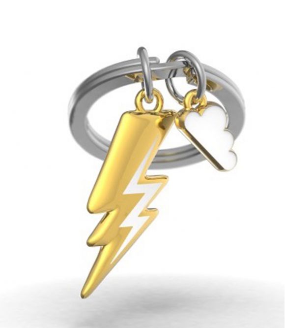 PORTE-CLES METALMORPHOSE - ECLAIR ET SON NUAGE