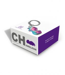 PORTE-CLES METALMORPHOSE - CAMELEON