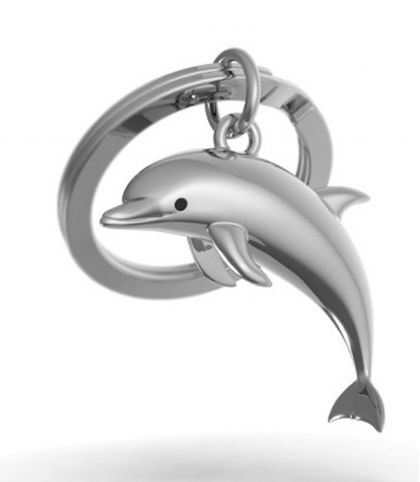 PORTE-CLES METALMORPHOSE - DAUPHIN