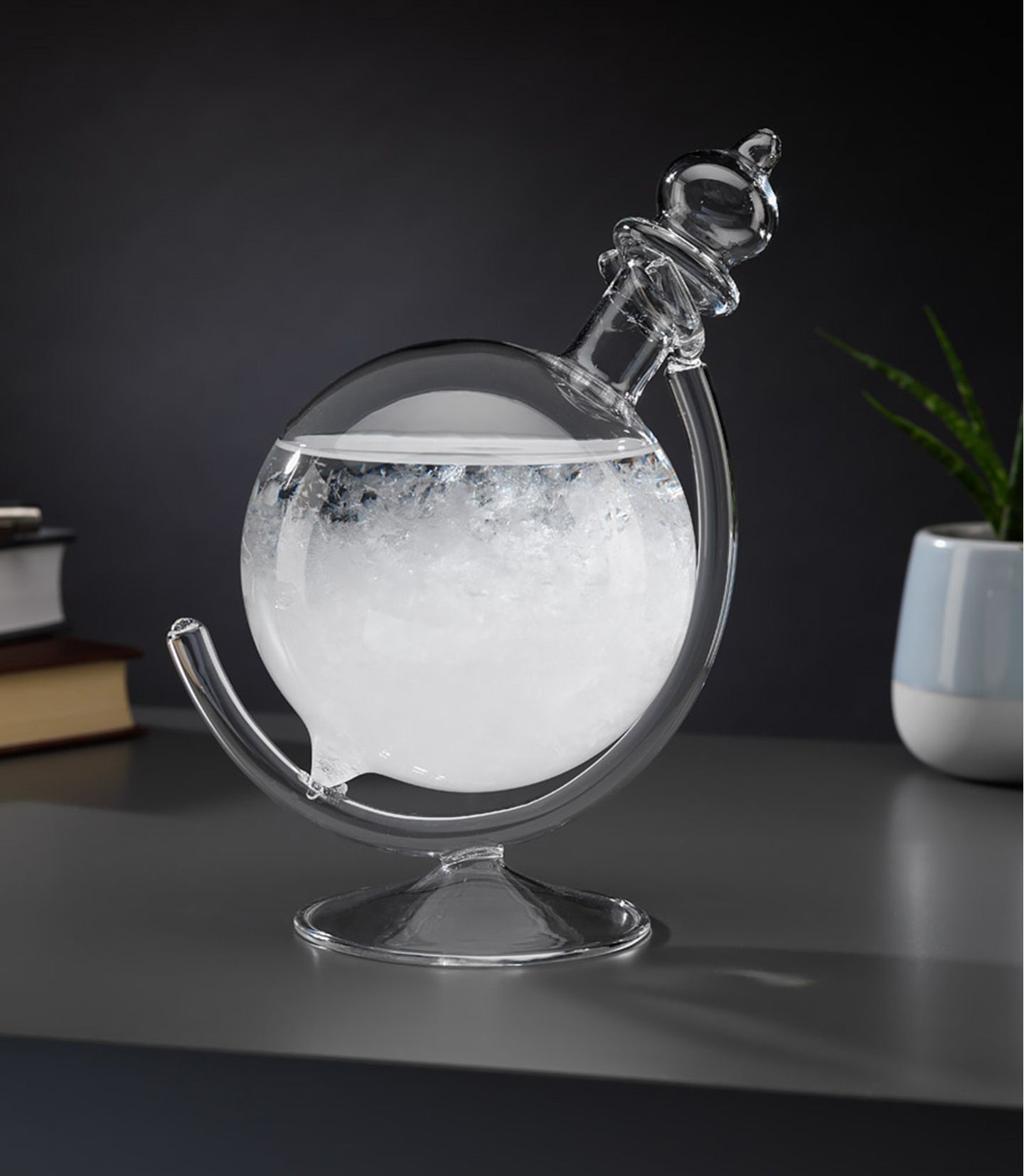 Verre Tempête En Forme De Pomme - Décoration Prévision Météo, Borosilicate, 6x7,5 Cm, Cadeau Original