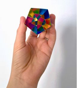 CMY CUBE - POLYHEDRE OPTIQUE SYNTHESE DES COULEURS