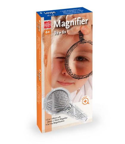 LOUPE A MAIN PLASTIQUE TRANSPARENT
