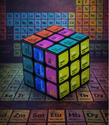 RUBIK'S CUBE CLASSIFICATION PERIODIQUE DES ELEMENTS CHIMIQUES