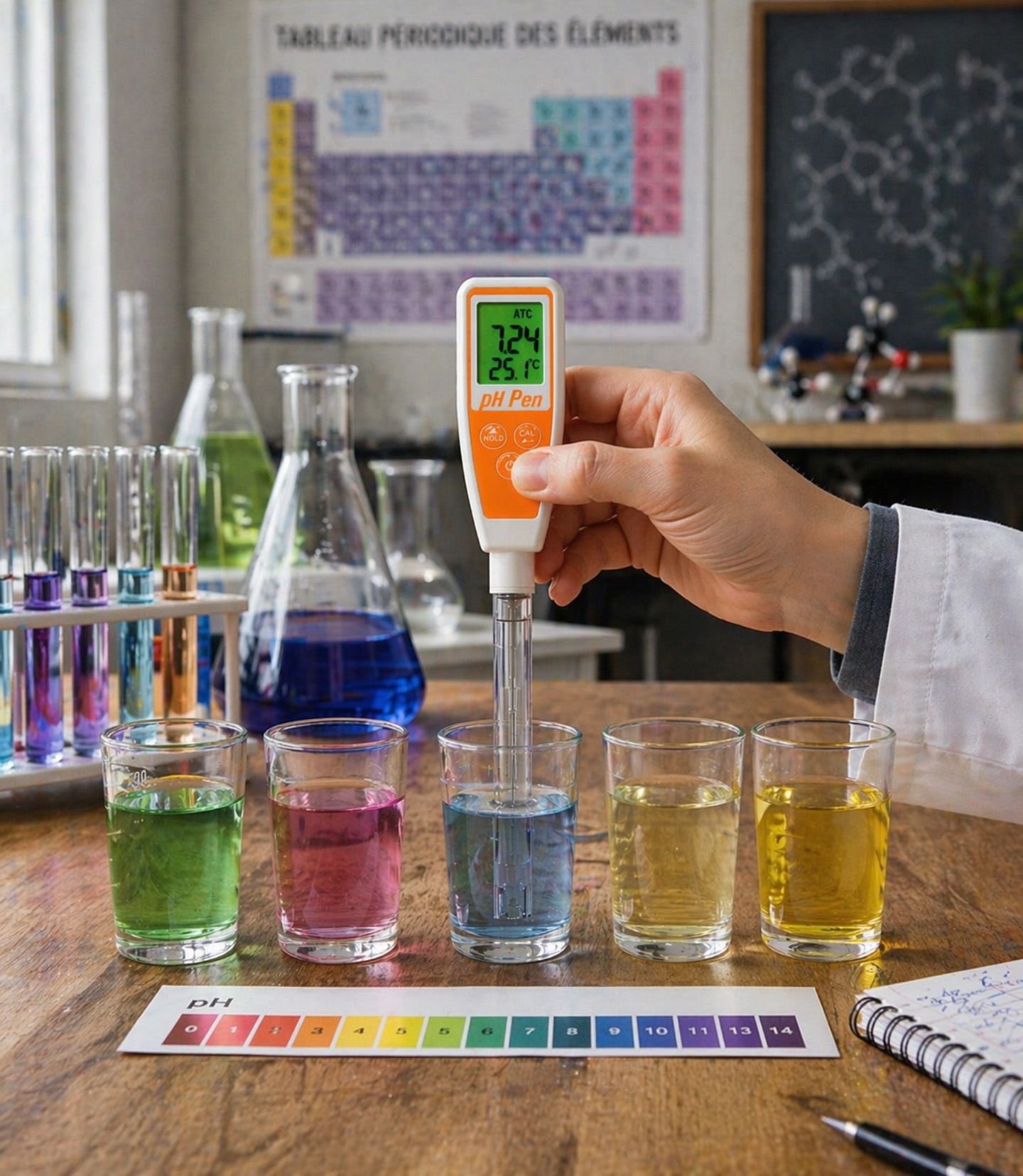 PH-MÈTRE STYLO ETALONNAGE AUTOMATIQUE