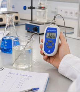 THERMOMÈTRE NUMERIQUE AVEC SONDE DEPORTEE INOX 20CM - BLUEMETER