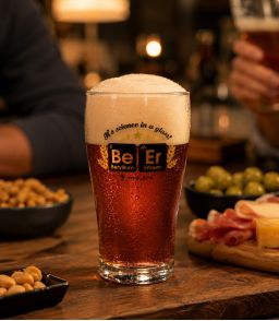 VERRE A BIERE ELEMENT CHIMIQUE BE ER