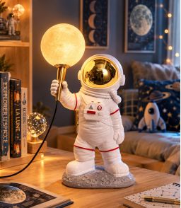 LAMPE ASTRONAUTE LUNE