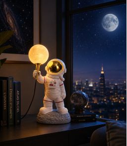 LAMPE ASTRONAUTE LUNE