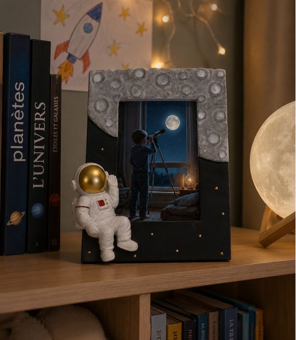 CADRE PHOTO ASTRONAUTE ASSIS