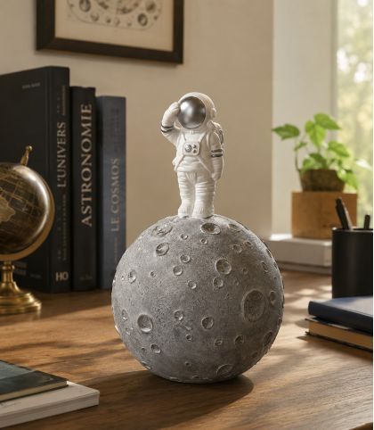 TIRELIRE ASTRONAUTE SUR LA LUNE