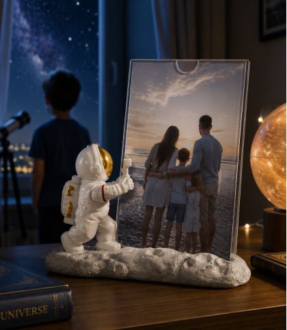 CADRE PHOTO ASTRONAUTE PHOTOGRAPHE