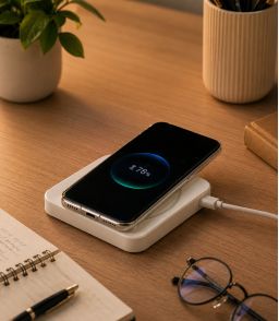 LAMPE LED TENSEGRITE - LA LAMPE ANTI-GRAVITE AVEC CHARGEUR SANS FIL