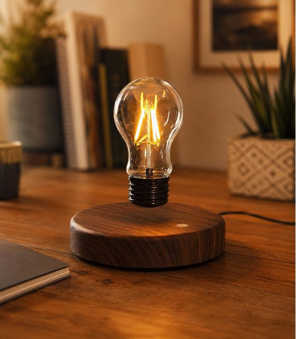 AMPOULE RETRO EN LEVITATION