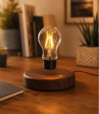 AMPOULE RETRO EN LEVITATION