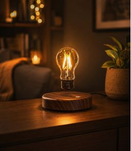 AMPOULE RETRO EN LEVITATION
