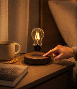 AMPOULE RETRO EN LEVITATION