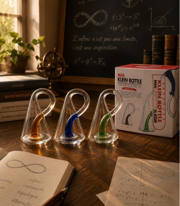 MINI BOUTEILLE DE KLEIN EN VERRE